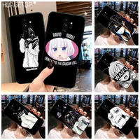 huagetop lewd sad japanese anime aesthetic luxury phone case for redmi note 9 8 8t 8a 7 6 6a go pro max redmi 9 k20