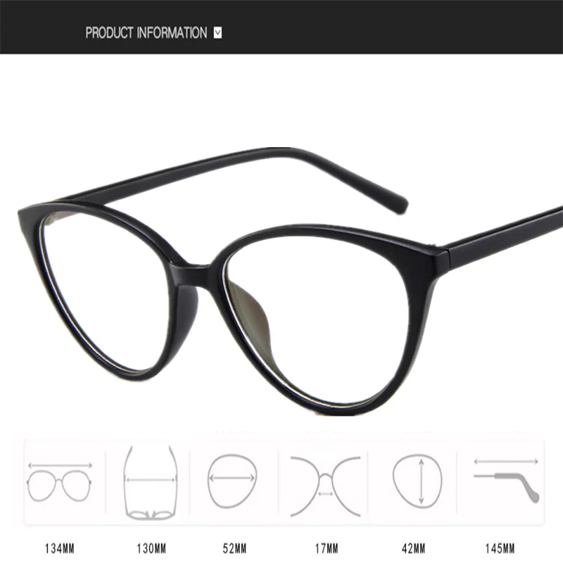 Модная дизайнерская пластиковая оправа для очков кошачий глаз роскошные