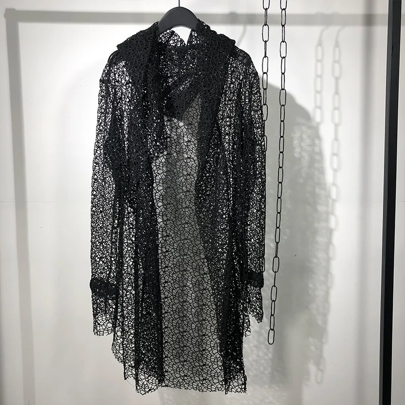 

Мужская футболка в стиле хип-хоп, с вентиляцией и солнцезащитным покрытием