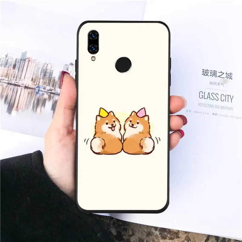 

Cartoon Shiba Inu dog cute animal Phone Case For Huawei honor Mate P 10 20 30 40 Pro 10i 9 10 20 8 x Lite funda coque