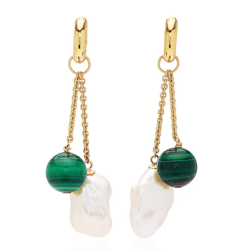 

Богемные модные длинные висячие серьги, натуральные жемчужные серьги ручной работы, женские серьги, праздничный подарок, красивые украшени...