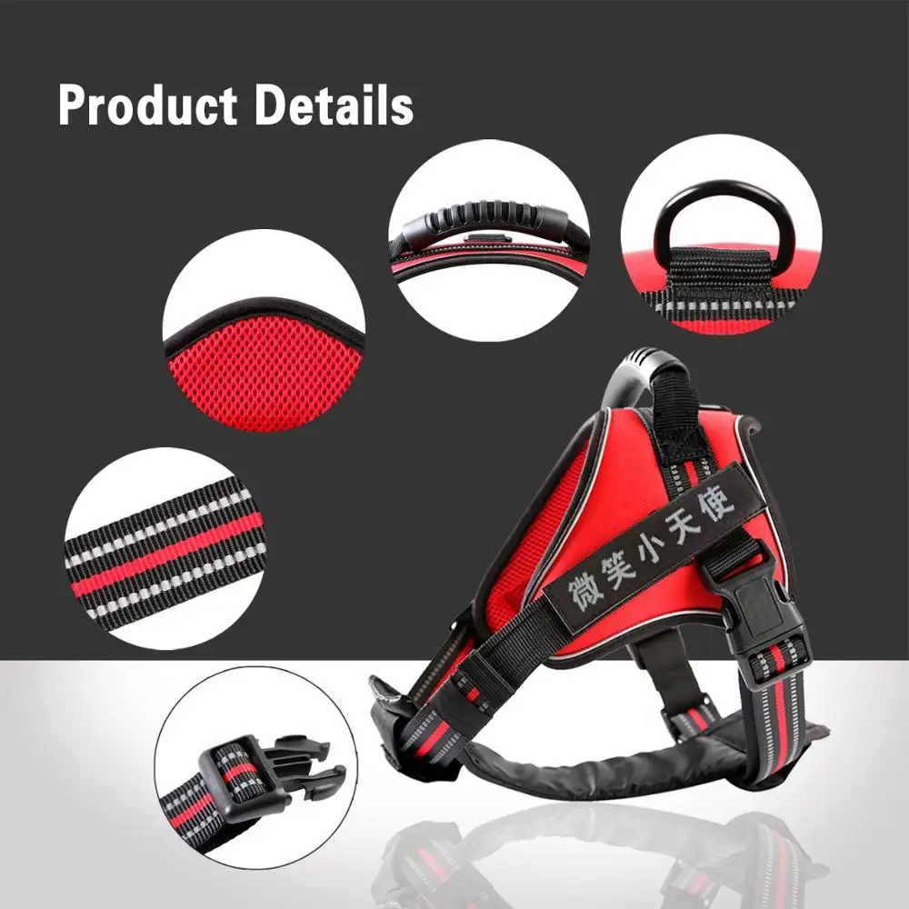 Поводок для питомца собаки Регулируемые мягкие дышащие поводок набор малых и