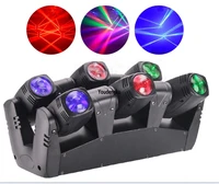 new hot sale six head led spider beam moving head light 610w 4 in 1 led stage movingheads beam wash rgbw light