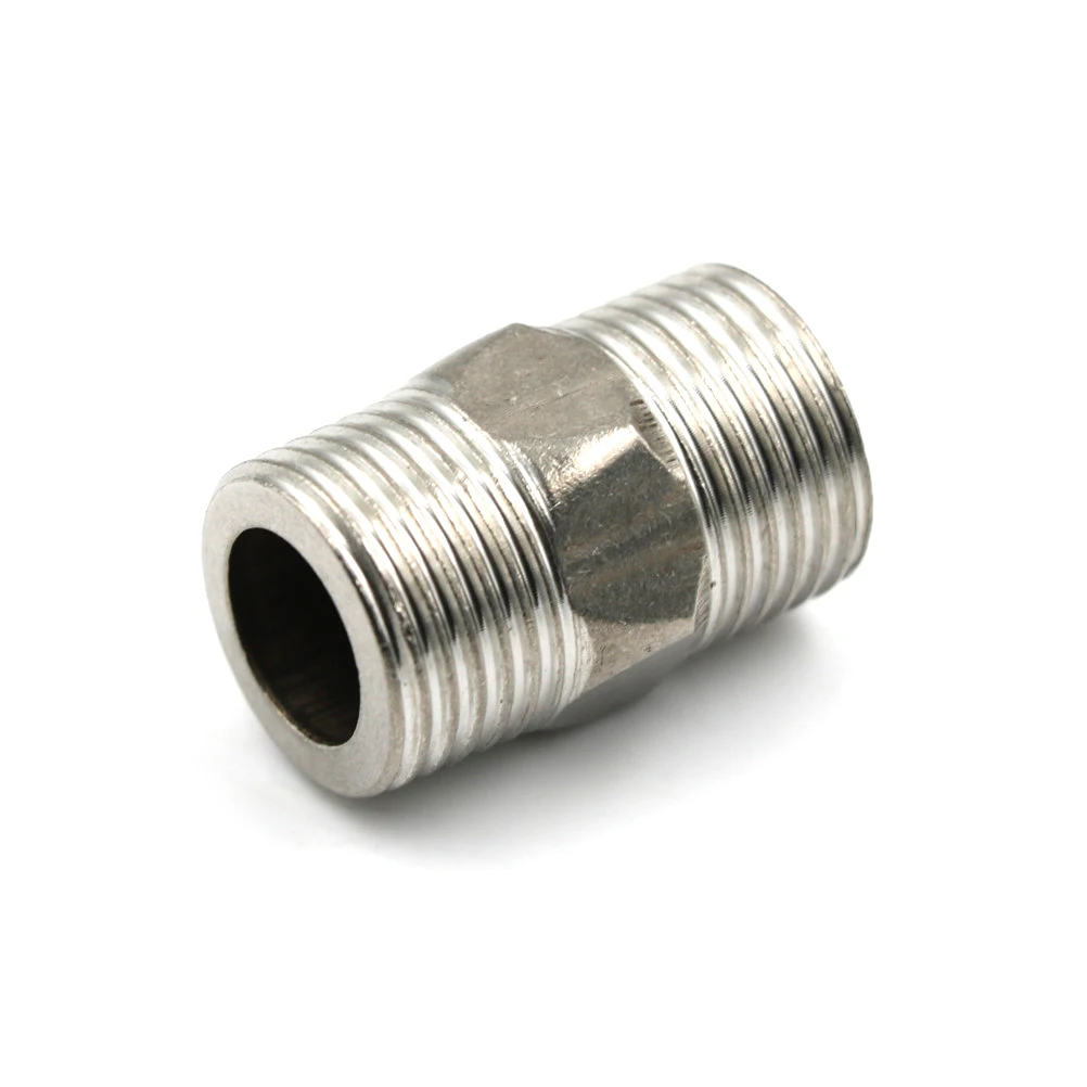 Высокое качество 1/2 "Мужской x 1/2" Мужской шестигранный ниппель из нержавеющей