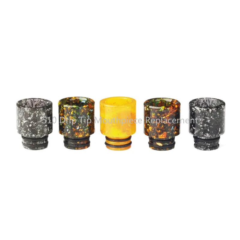 Эпоксидный дрип тип 510 с широким отверстием для uwell crown 4 IV/Digiflavor Siren 2 V2/wismec amor NS