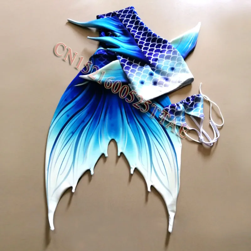 Женский костюм Русалочки с моноластами комплект для плавания бикини взрослых