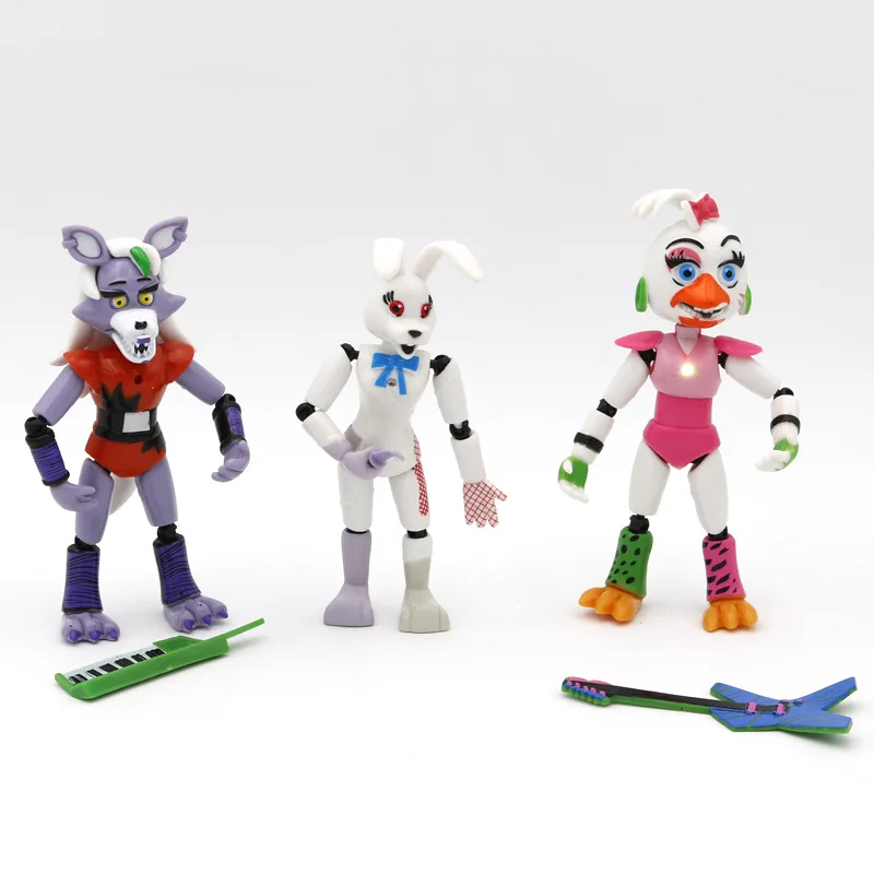 Экшн-фигурки FNAF пять ночей у Фредди ПВХ игрушечные модели кошмарный модель Funtime