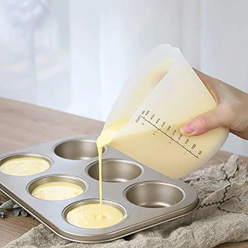 Силиконовая мерная деталь гибкий мерный стакан силиконовые 2 чашки для литья