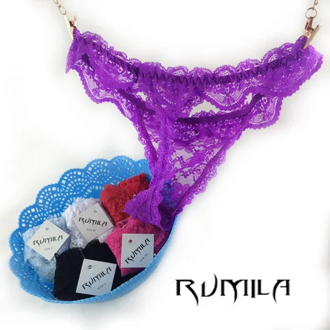 big size one size white XL - XXXL girl lace Women's Sexy Thongs G-string Panties Briefs For Ladies underwear women 1pcs ZHX75