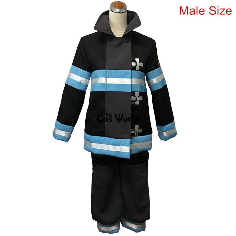 Male Costumes Fire Force Enen no Shouboutai Tamaki Kotatsu Shinra Kusakabe Takehisa хинава форма пожарного аниме костюмы для косплея - Цвет: Male Costumes