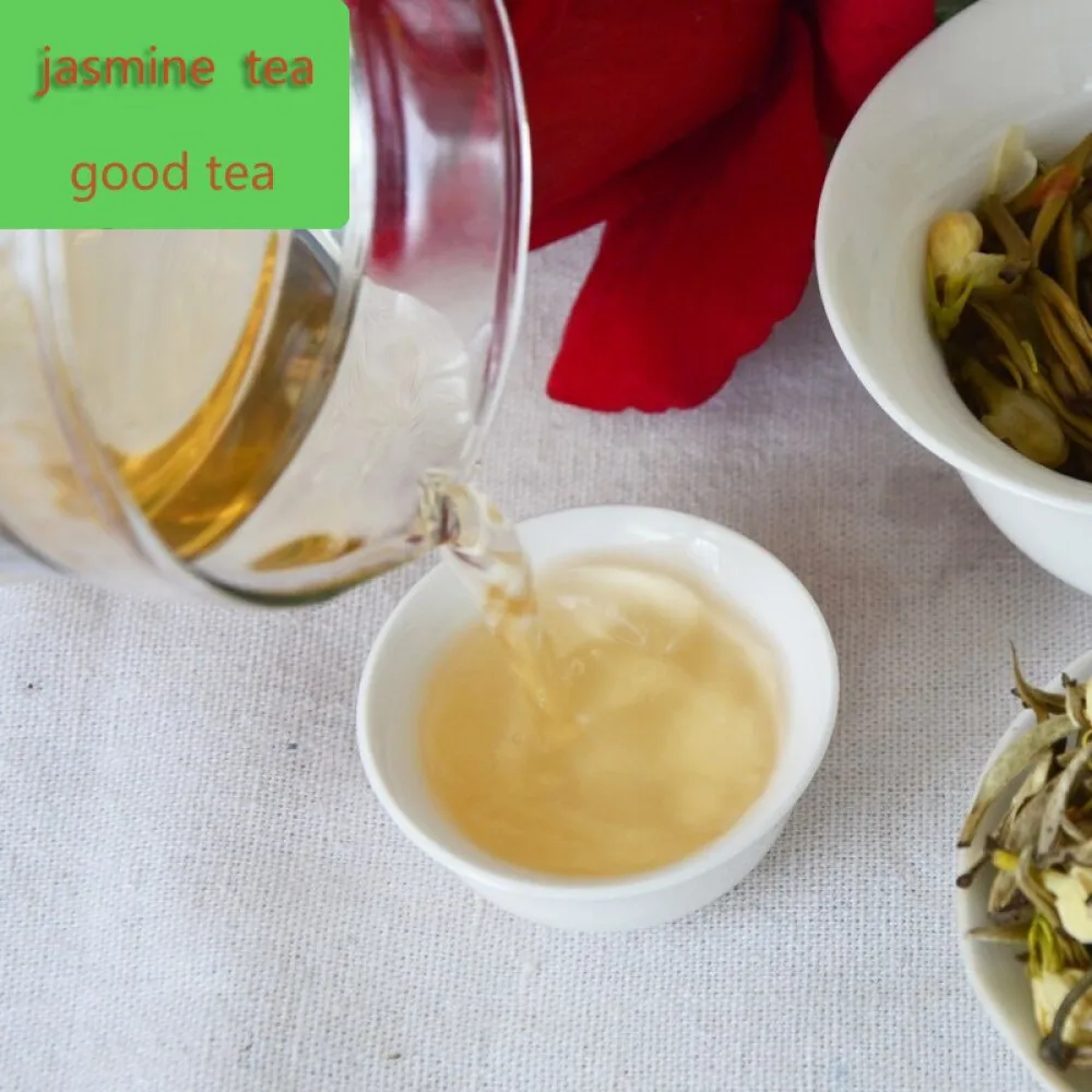 Жасминовый чай 250 г запечатанный карман жасминовая Серебряная игла жасминовый