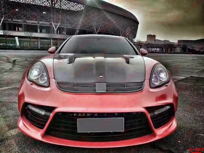 2010-2016 Z-ART для Porsche Panamera капот двигателя из углеродного волокна 970 передней крышки |