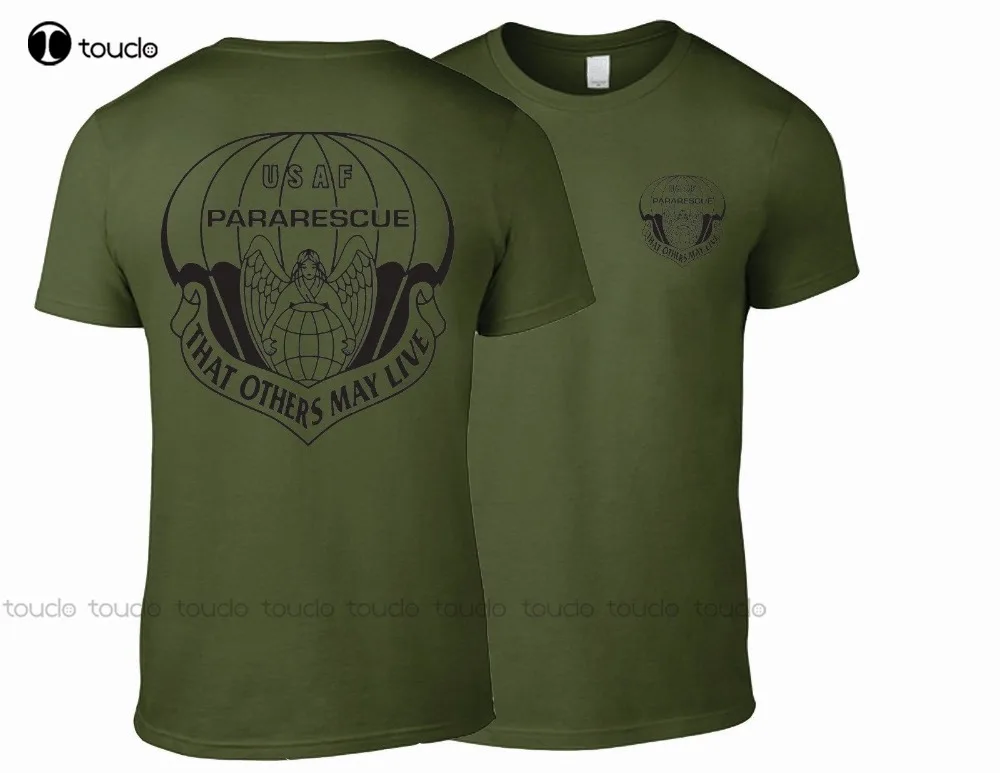 

Футболка с коротким рукавом для подростков, хлопковая рубашка с принтом США и параспасателей, унисекс, для прочих людей, может жить, на заказ...