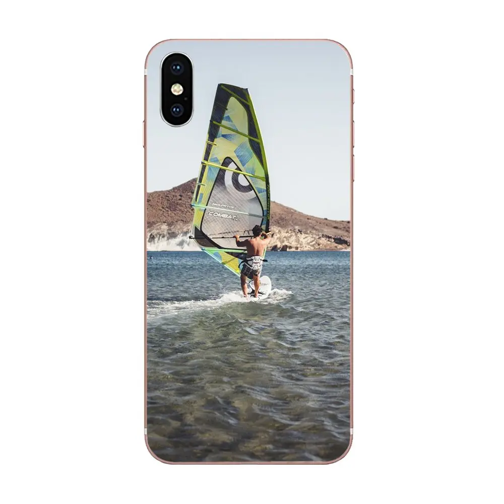 Soft TPU Pattern Phone Waves Ocean Water For Apple iPhone 11 Pro X XS Max XR 4 4S 5 5C 5S SE SE2 6 6S 7 8 Plus | Мобильные телефоны