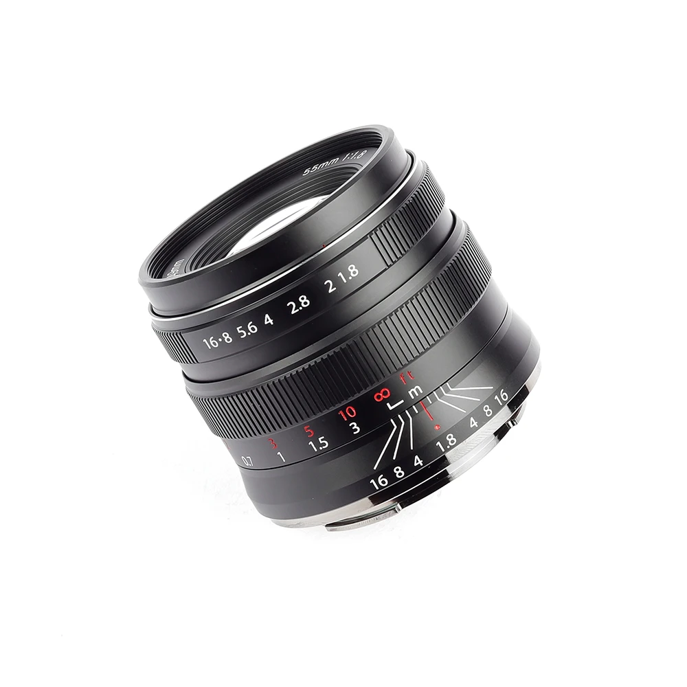Объектив для камеры Brightin Star 55 мм F1.8 с полной рамкой объектив фиксированным ручным
