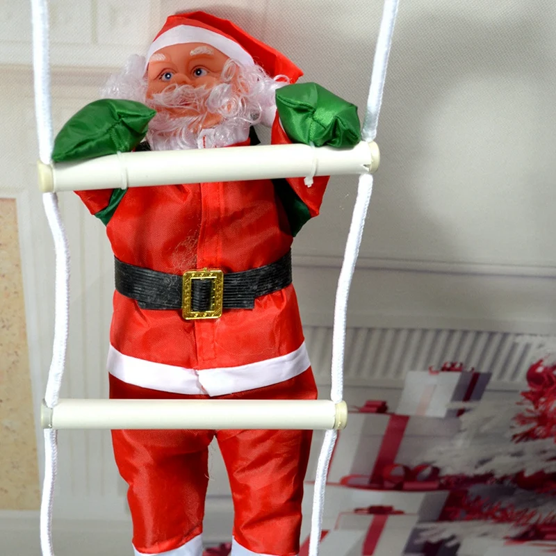 Рождественская подвесная лестница кукла Санта Клауса Новогоднее
