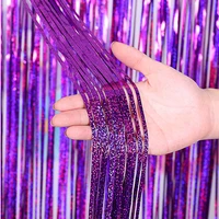 backdrop curtains shimmer adult anniversary wall decor foil tinsel door bachelor photo booth wedding party fringe birthday