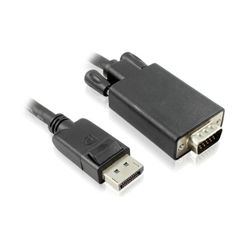

1.8m 6ft DisplayPort DP to VGA Male Cable Supports 1920 x 1200 video resolution for pc monitor projector