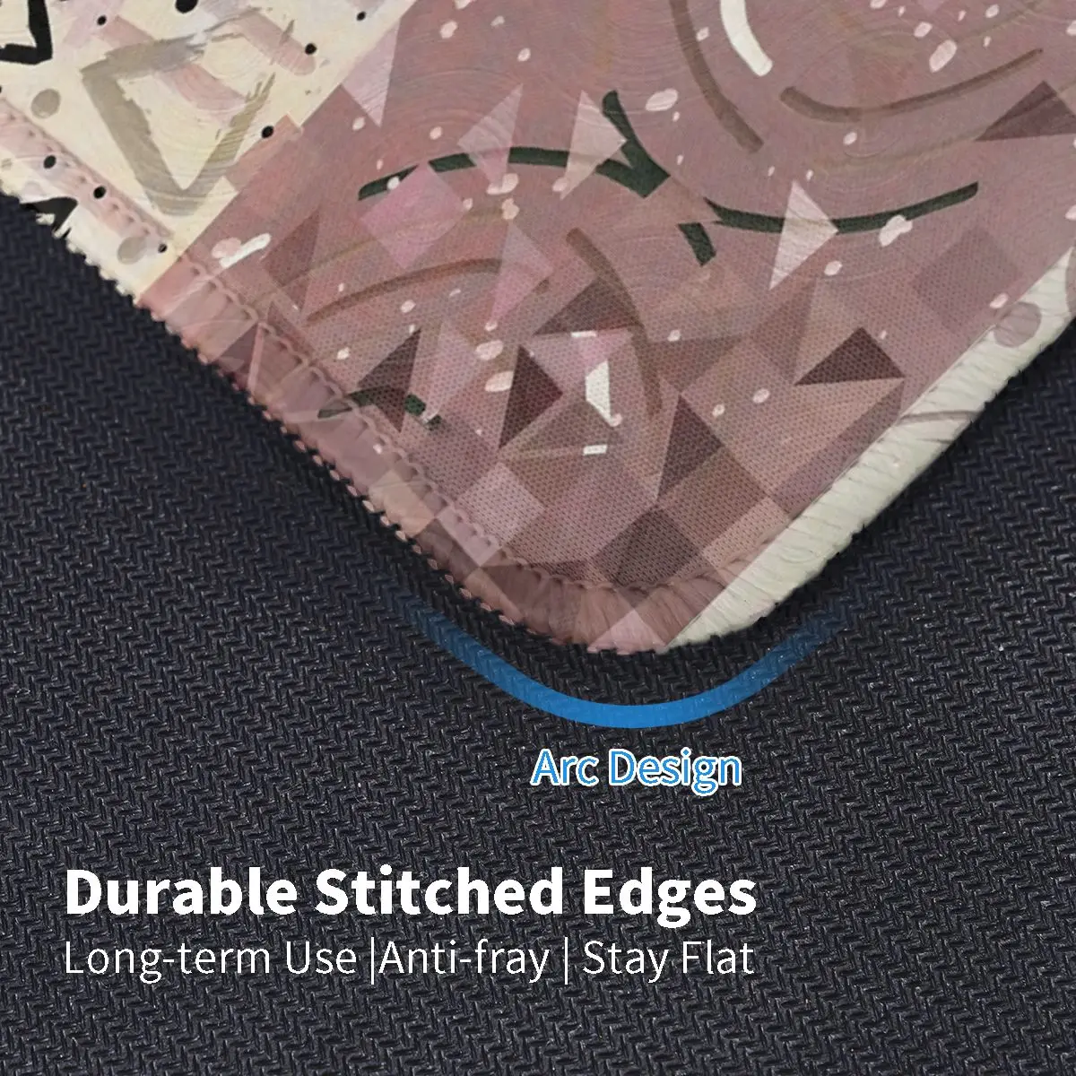 Коврик для мыши ноутбука с абстрактным пастельным рисунком | Коврики