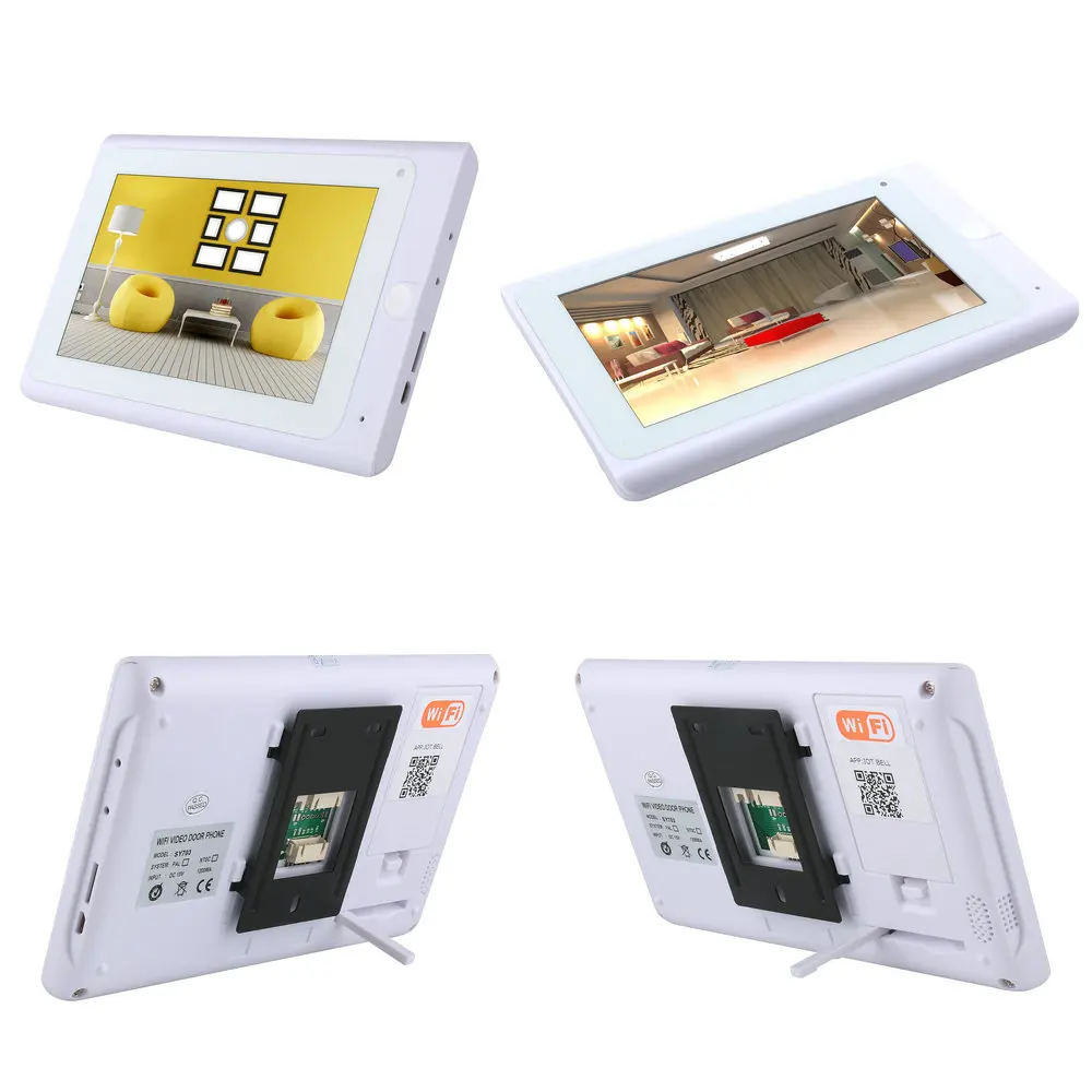 7" TFT Wireless Wifi RFID Password Video Door Phone Doorbell Intercom System with Electric Strike Lock+ 1000TVL Camera | Безопасность