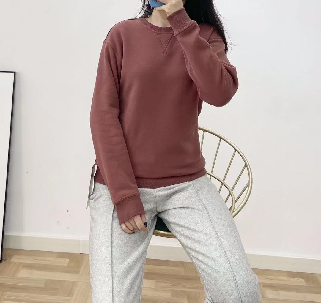 

High Quality 2021 Ladies Round Neck Sweatshirts Cotton Pullover