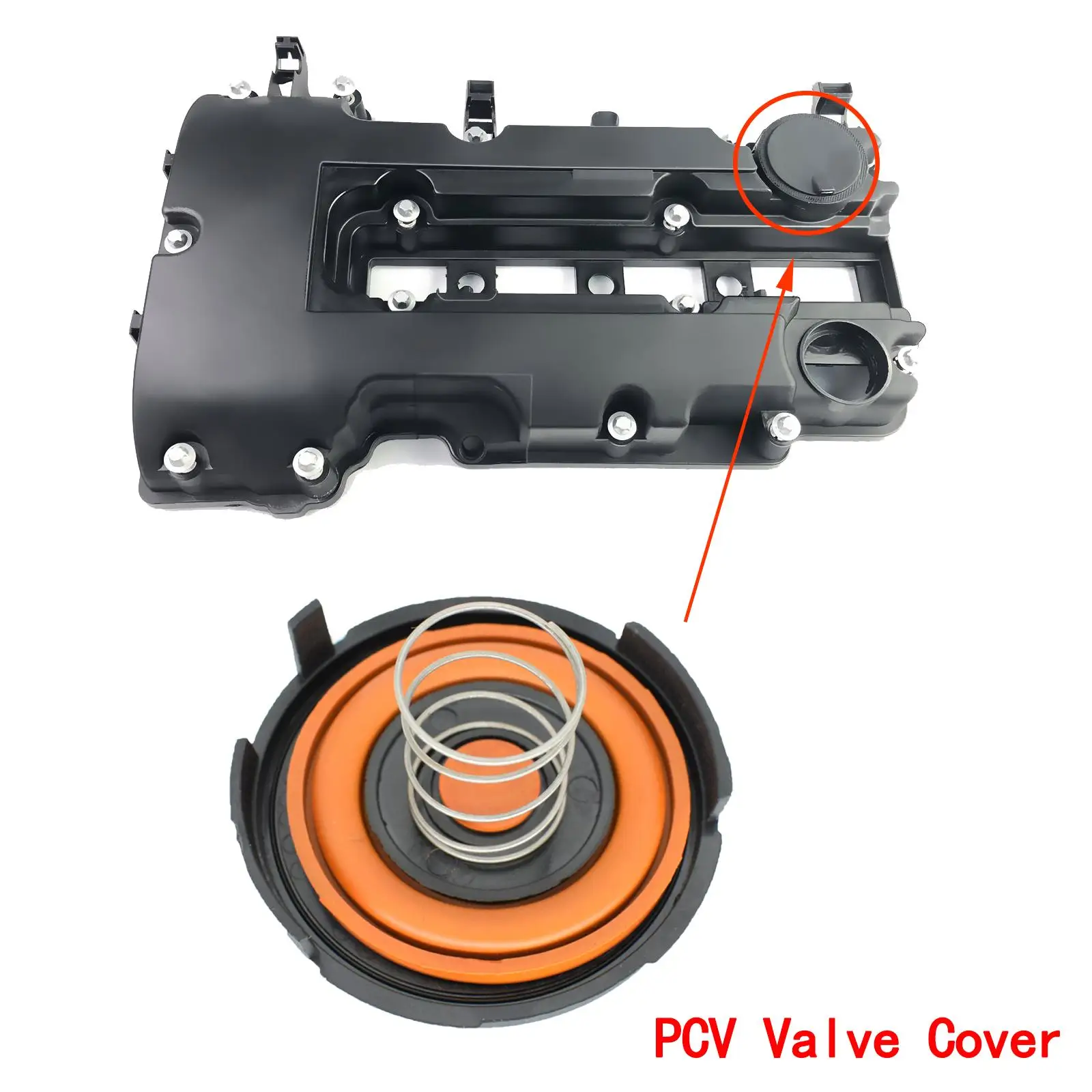 

PCV Valve Cover Repair Kit Valve Cap Diaphragm Membrane For GM Chevy Cruze Sonic Trax Chevrolet Buick Encore 25198874 55573746