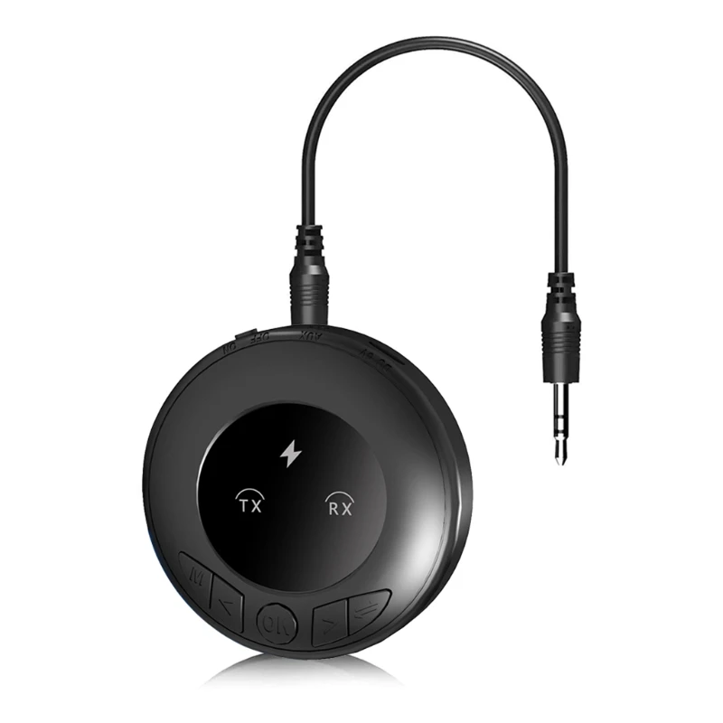 

T5EE 2 в 1 Bluetooth-совместимый адаптер передатчик приемник емкость батареи 250 мАч