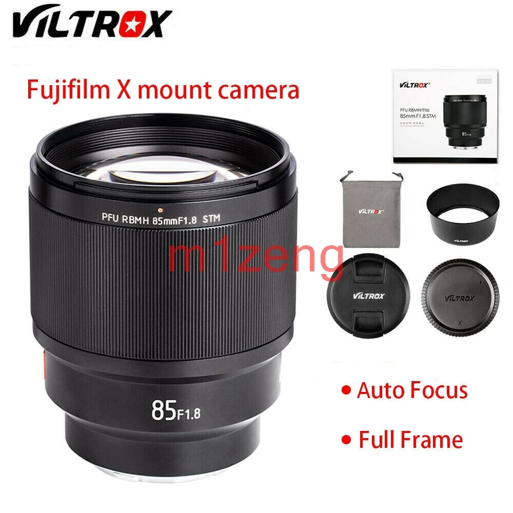 

85mm F1.8 stm RBMH Auto focus fixed focus portrait Lens for Fujifilm x mount FX xt2 xt3 xt10 xt20 xm1 xe1 xpro1 camera