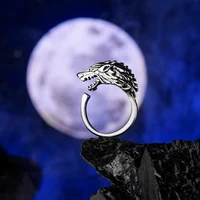 2021 vintage punk domineering dragon ring for men women exaggerated antique fashion rock stereoscopic opening adjustable rings