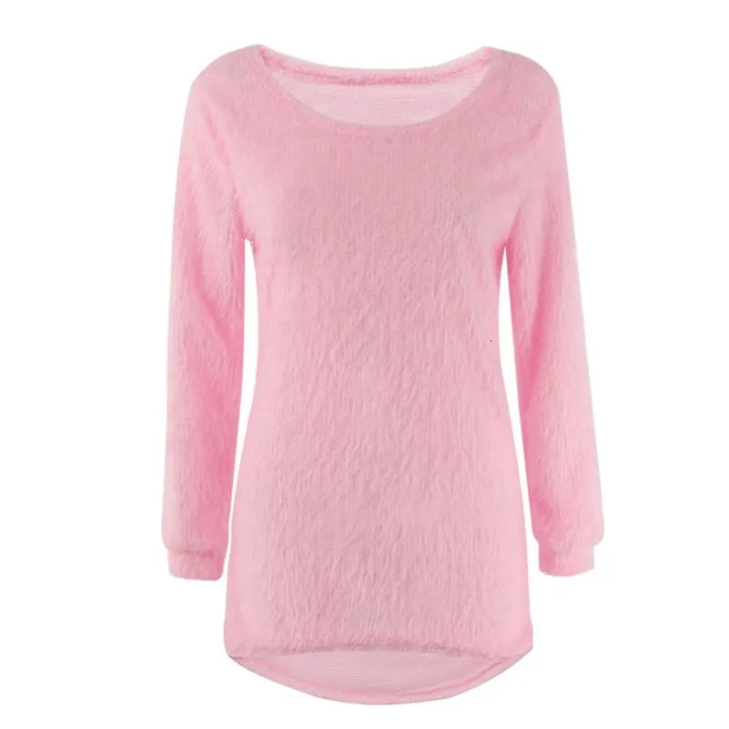 Pull Femme Hiver Nouveaute 2019 свитер женский плюшевый пуловер Повседневный длинный рукав