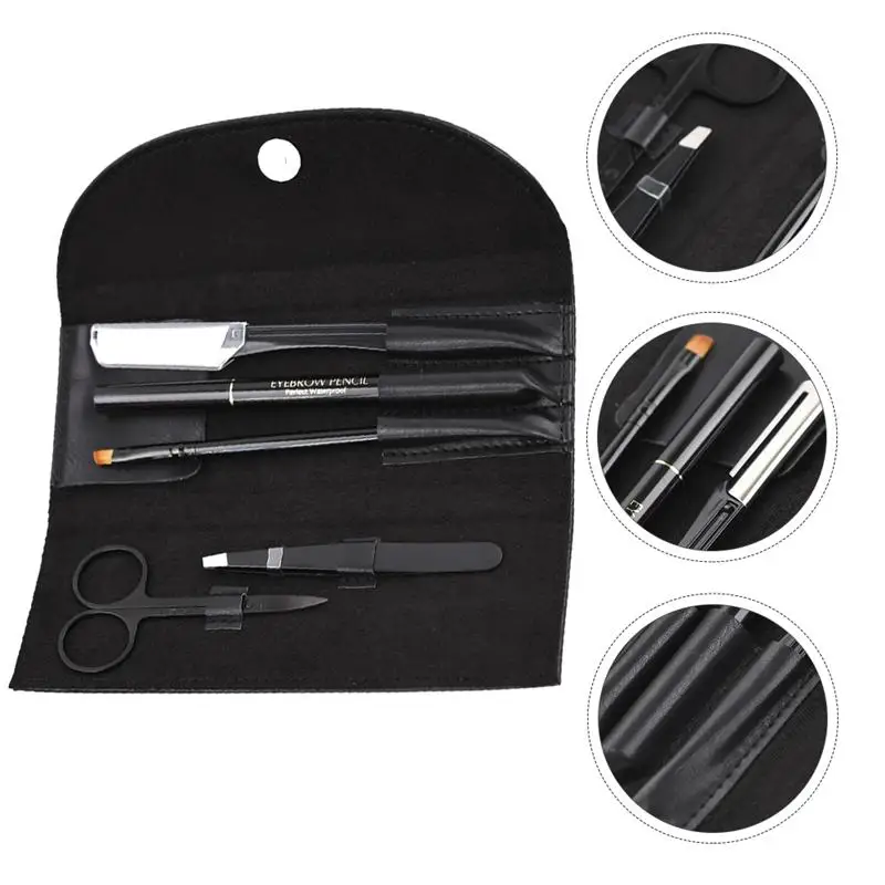 

1 Set of Eyebrow Trimmer Makeup Supplies Eyebrow Pencil Eyebrow Brush for Traveling Home Female Outdoor