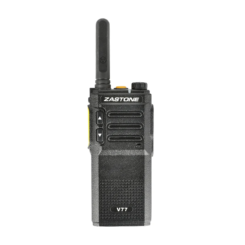 Zastone V77 Мини Портативная рация UHF 400-470MHz 1500mAh батарея HF трансивер коммуникатор портативный двухсторонний радиоприемник