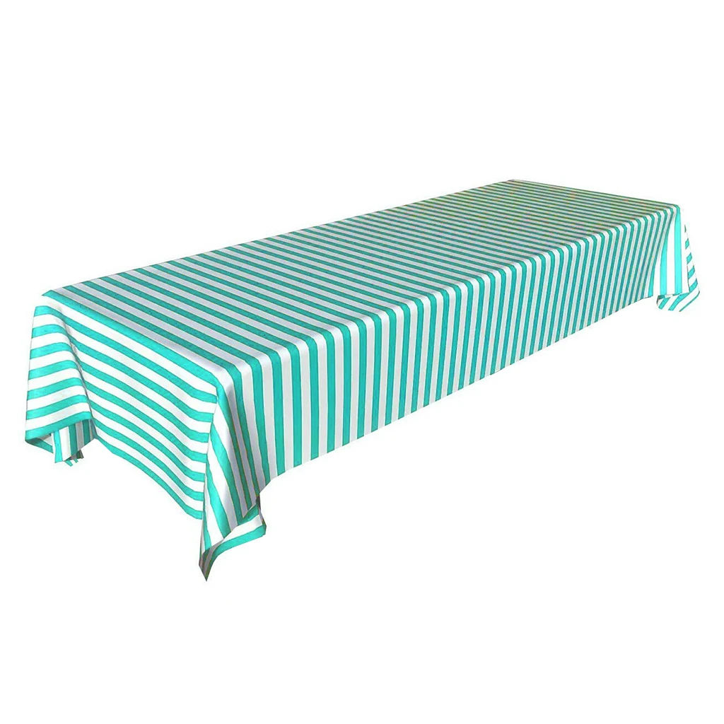 

1-Pack PEVA Disposable Plastic Tablecloth Table Cover - Rectangle - 54 x