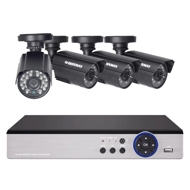 Акция! 1080N 4 канальный DVR комплект камера видеонаблюдения системы безопасности