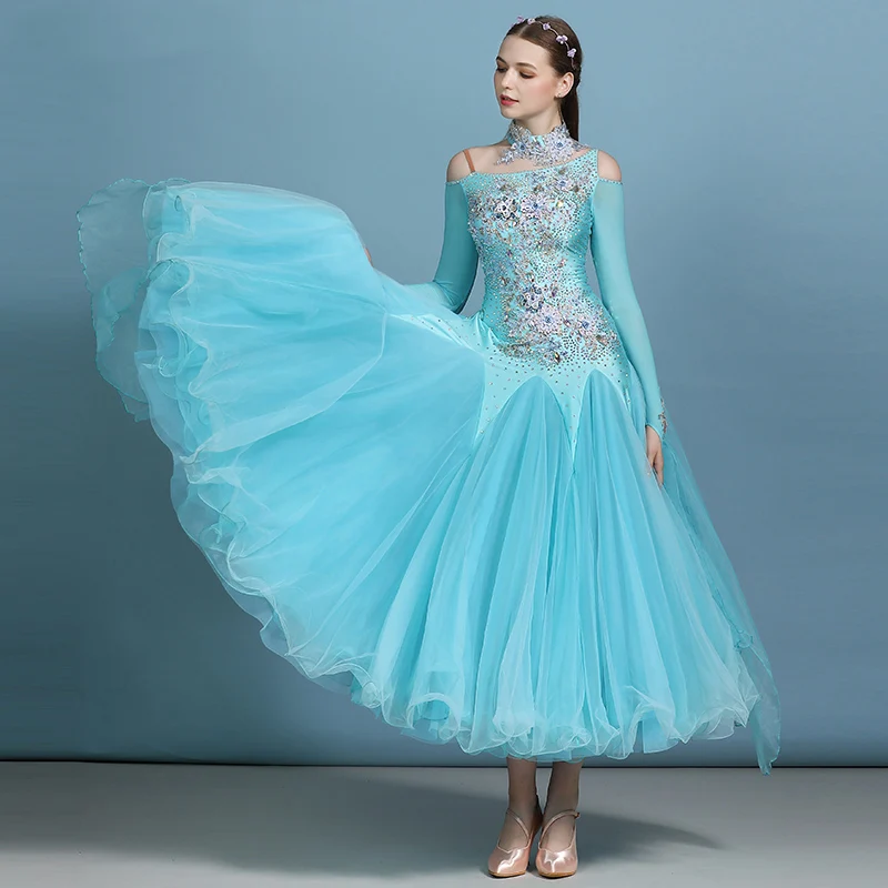 2019 новые платья для конкурса бальных танцев вальс танцевальное платье с бахромой