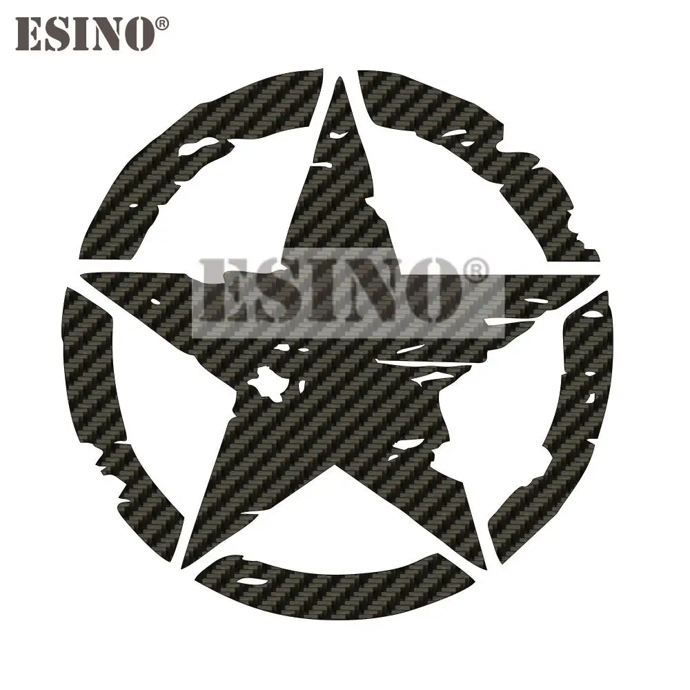 Стайлинг автомобиля модный стиль звезда армии США ПВХ 3D резьба украшение