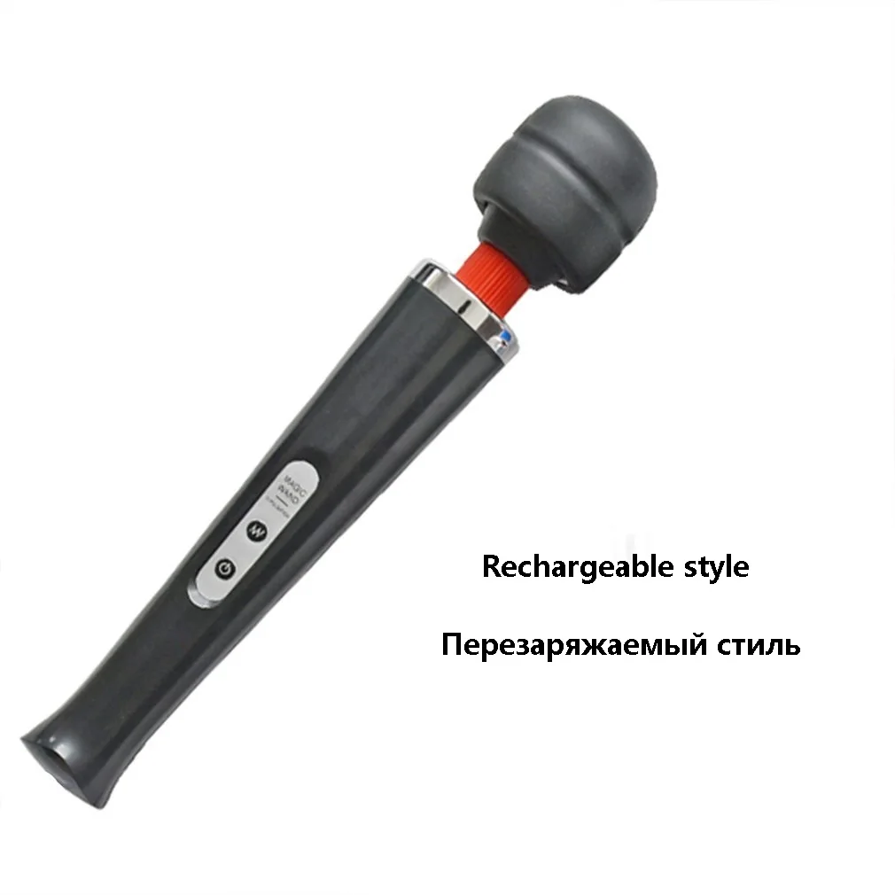 black USB 10 скоростей, волшебная палочка, массажер для ног, мощный вибрирующий массаж, вилка EU/US/UK, USB подзарядка, массажная палочка - Цвет: black USB