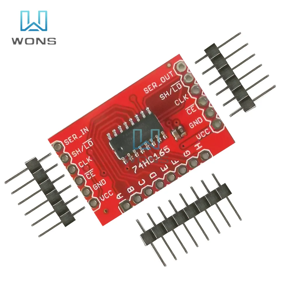 

DC2-6V SN74HC165 Conversion Module Shift-In Breakout With Row Needle Parallel To Serial Data Conversion
