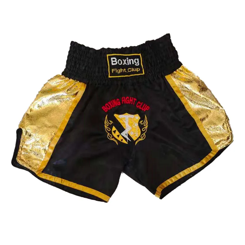 

New Boxing Pants Embroidery Taekwondo Trousers Patches MMA Muay Thai Shorts Training Trousers Cheap Wholesale Men Women Kids