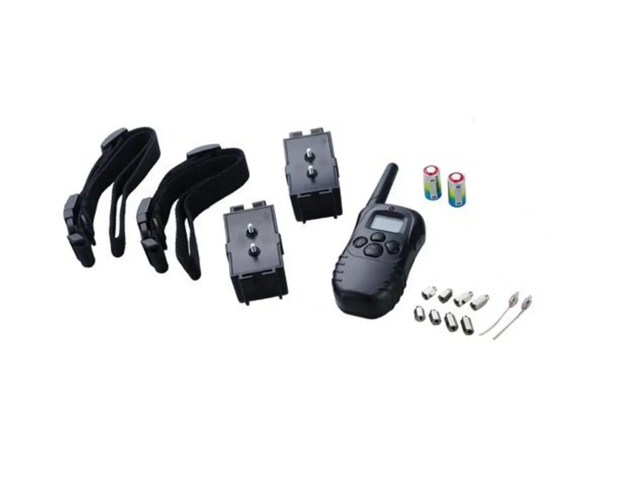 Ошейник для дрессировки собак с вибрацией и ударом пультом дистанционного