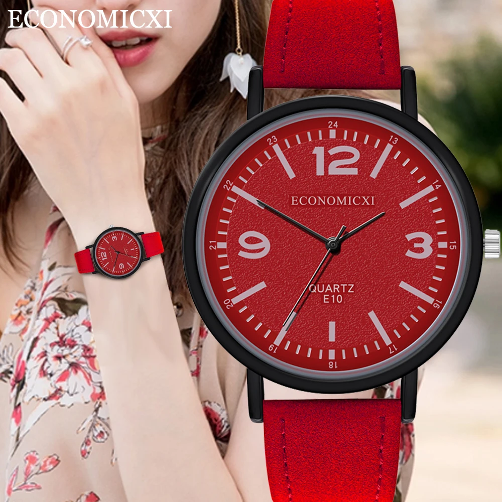 Relojes Para Mujer женские часы брендовые кварцевые Топ Роскошные наручные красный