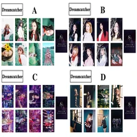 8 pcsset kpop dream catcher album double sided small card picture card postcard decoration supplies fan giftsstationery set