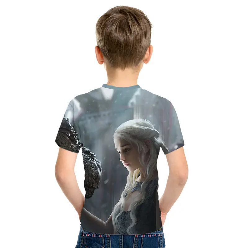 Новинка 2019 года летняя детская одежда красивая футболка для девочек футболки с 3d