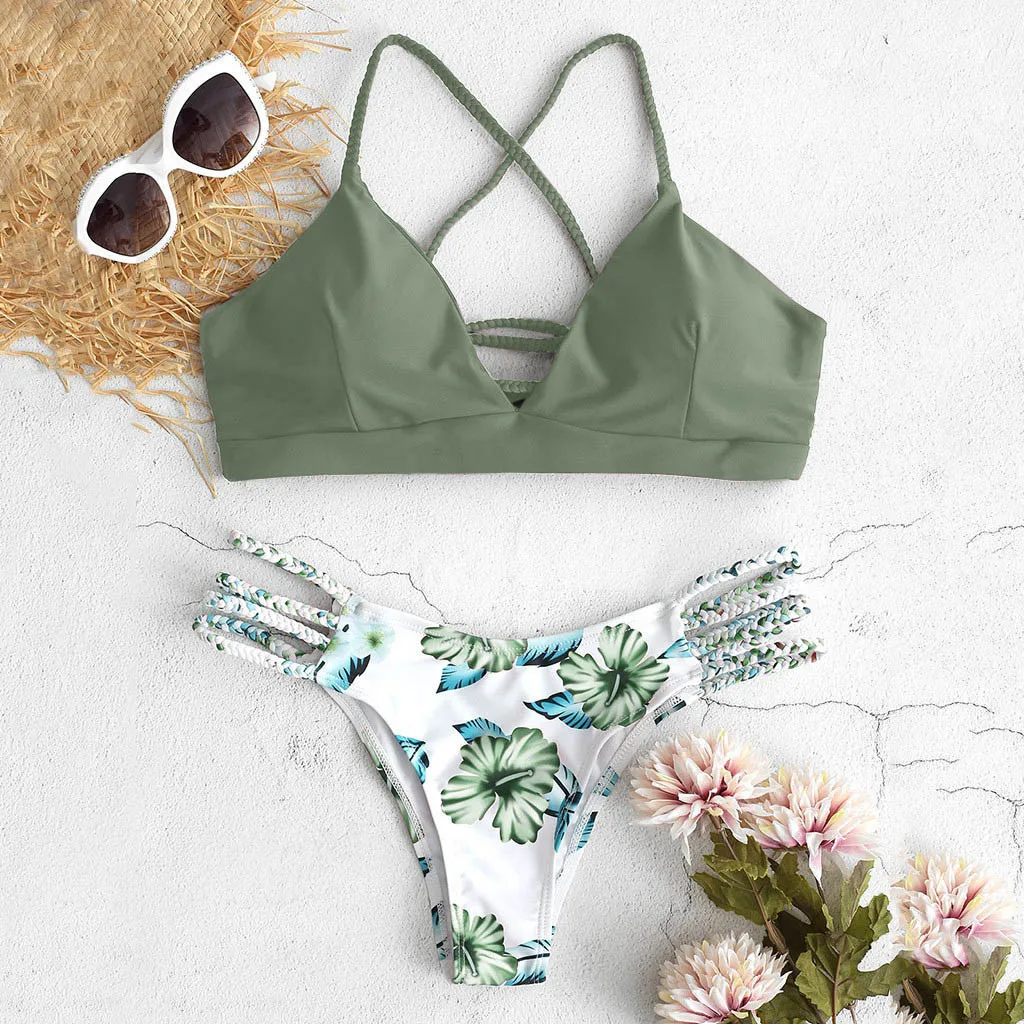 Соблазнительные бикини Женский комплект микро 2021 купальник из двух частей с