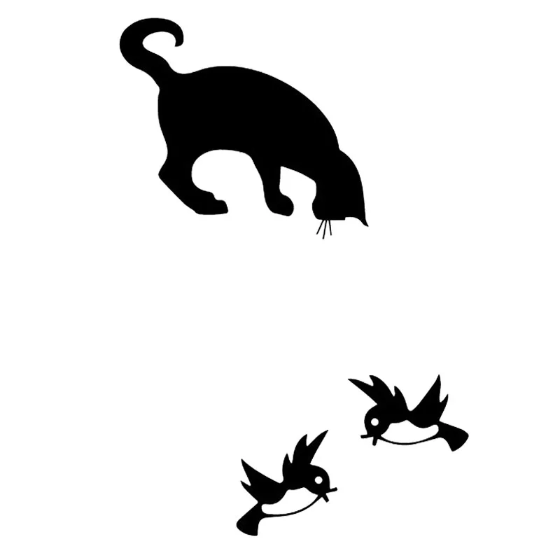 Светильник настенный выключатель Стикеры гнездо виниловые Home Decor кошка с