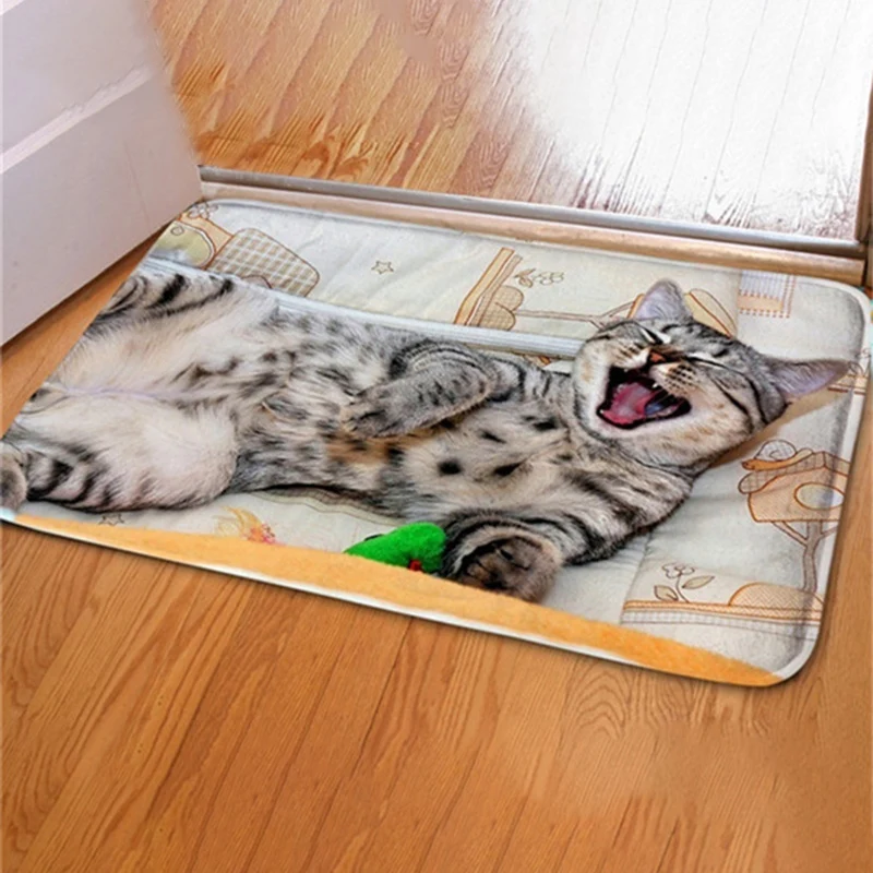 

Puppy kitten Pet Sweet Home Mat Bathroom Carpet Decoration Non-slip Mat Room Car Floor Bar Carpet Door Home Decoration Gift