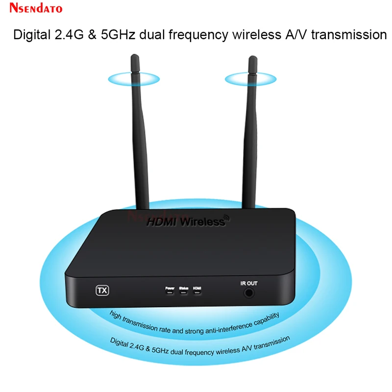 2 4 ГГц/5 ГГц 1080P 100 м Wifi HDMI беспроводной аудио видео передатчик приемник Удлинитель