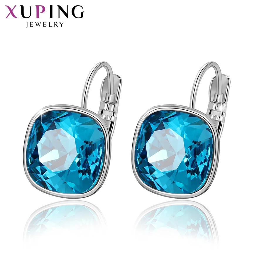 Xuping модные серьги Свадебные подарки кристаллы от Swarovski Красочные очаровательные Висячие серьги для женщин Подарки M42-200