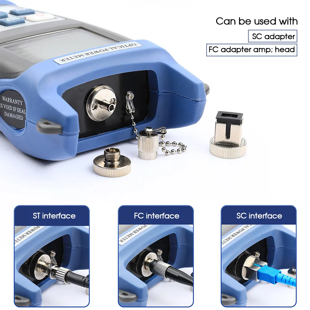 Ручной Волоконно-оптический измеритель мощности от-70 до + 3 дБм локатор