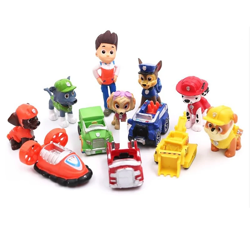 Фигурки героев мультфильма Щенячий патруль 12 шт.|Игровые фигурки и трансформеры|